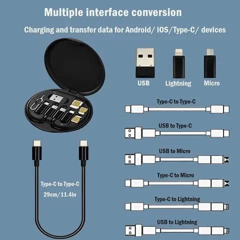 ⚡ PowerLink™ Fast Charging Travel Cable Set