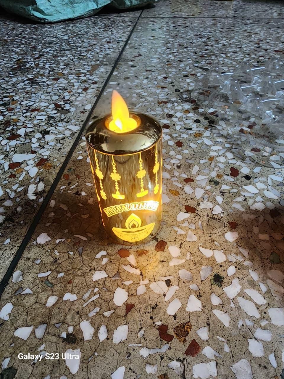 Realistic Moving Flame LED Candle Light – Flickering Flameless Ambient Lamp for Home Décor