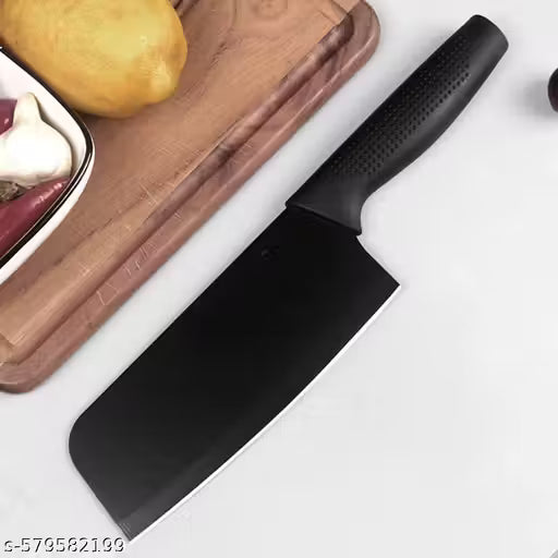 3-Piece Professional Stainless Steel Kitchen Knife Set - Chef's, Meat & Paring Knives with Non-Slip Handles