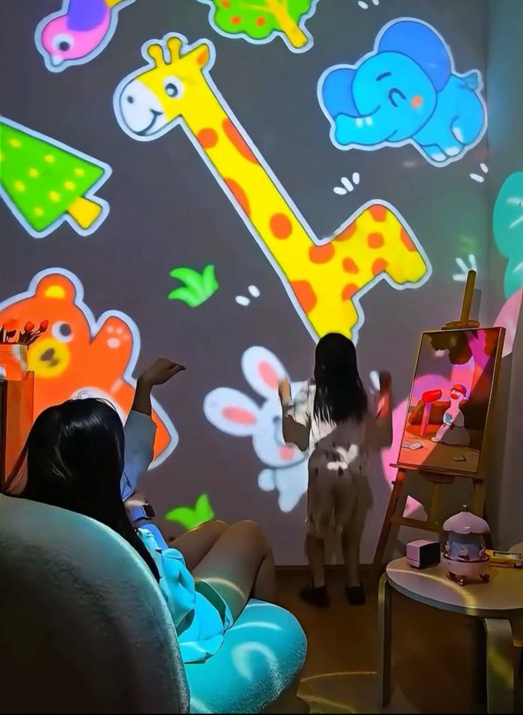 Kids Music Rotating Projector Lamp