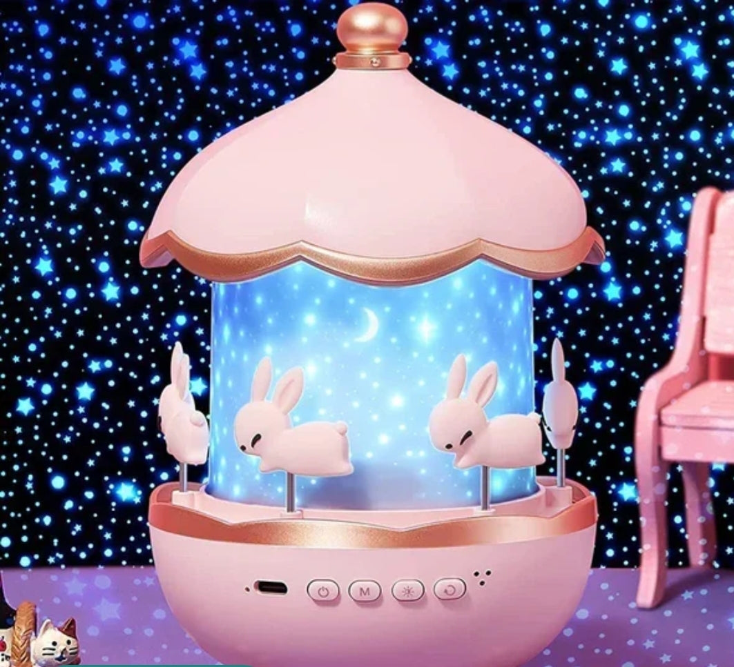 Kids Music Rotating Projector Lamp