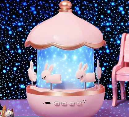 Kids Music Rotating Projector Lamp