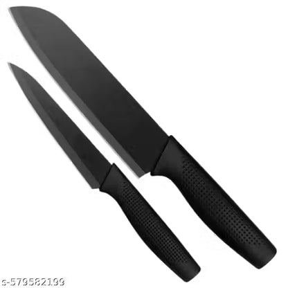 3-Piece Professional Stainless Steel Kitchen Knife Set - Chef's, Meat & Paring Knives with Non-Slip Handles